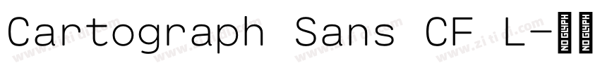 Cartograph Sans CF L字体转换 Cartograph Sans CF L字体转换